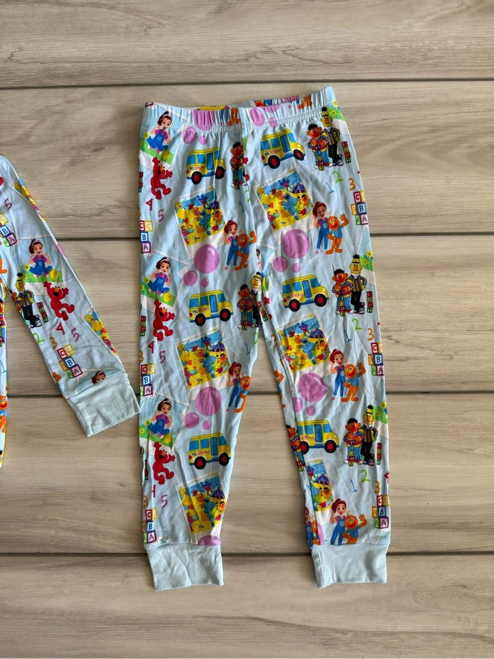 Joyful Kids Bamboo Sesame Street Pajamas Blue 2T NWOT